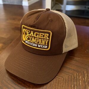 Seager Buckys Trucker Snapback Brown